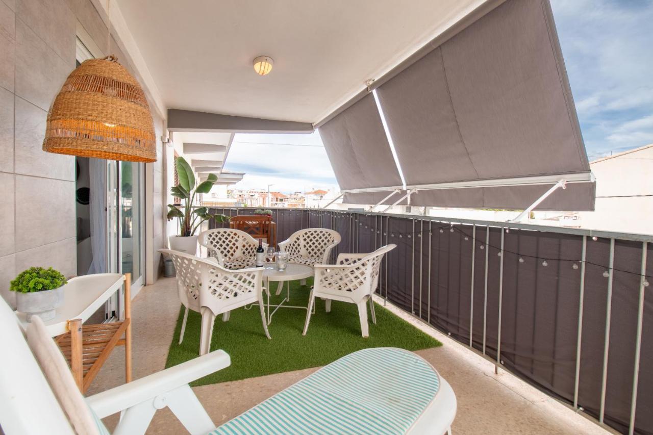 Super Apartamento A Un Paso Del Mar Oliva Buitenkant foto