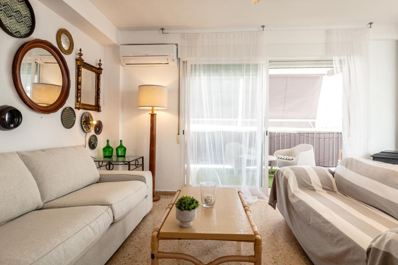 Super Apartamento A Un Paso Del Mar Oliva Buitenkant foto