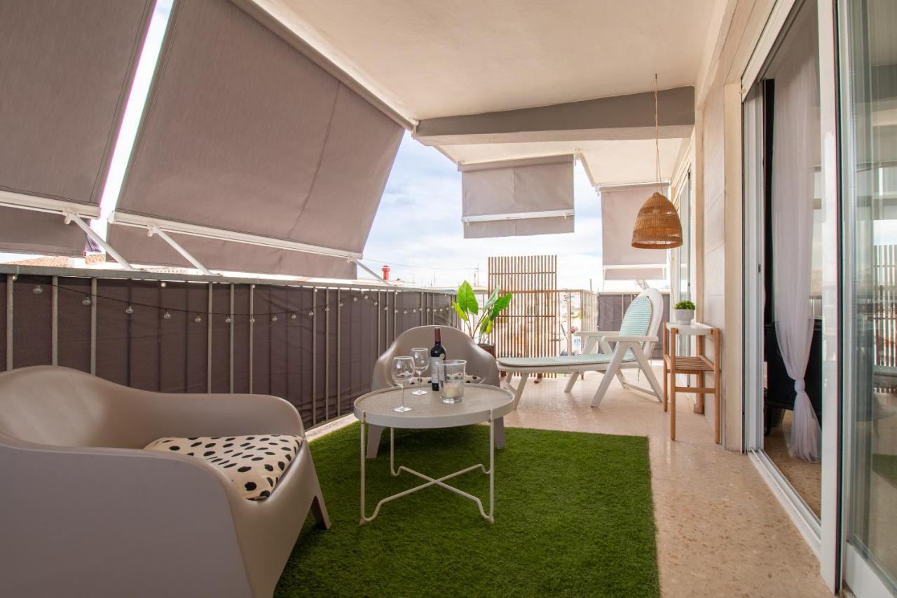 Super Apartamento A Un Paso Del Mar Oliva Buitenkant foto